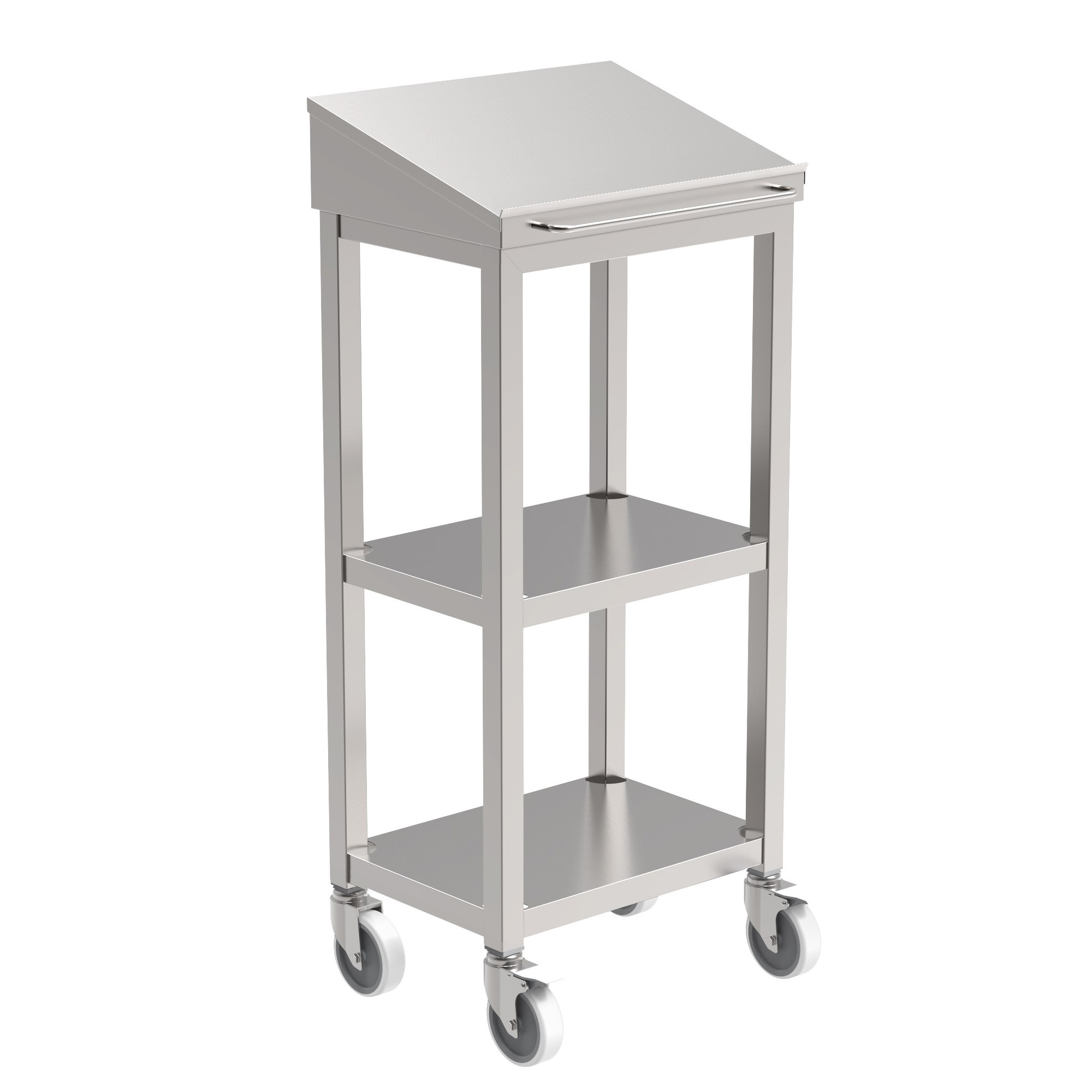 writing-stand-with-2-shelves-on-castors-cleanroom-components